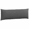 vidaXL Coussins de canapé 2 pcs Gris foncé 120 x 40 cm