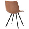 vidaXL Ensemble de salle &agrave; manger 9 pcs Cognac Similicuir