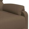 vidaXL Fauteuil de massage Marron Tissu