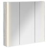 vidaXL Armoire Miroir de Salle de Bain Gris Sonoma 73.5 x 15.5 x 70 cm
