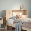 vidaXL Tête de lit avec rangement 100 cm bois massif de pin