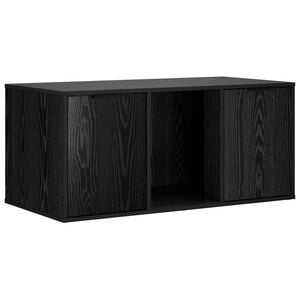 vidaXL Meuble pour caisse de chat Ch&ecirc;ne noir 100 x 49 x 45 cm