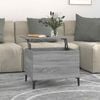 vidaXL Table basse Sonoma gris 60x44,5x45 cm Bois d'ing&eacute;nierie