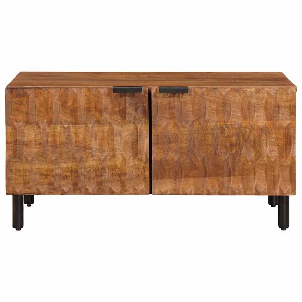 vidaXL Table basse Marron 80 x 50 x 40 cm Bois de mangue massif