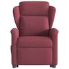 vidaXL Fauteuil inclinable rouge bordeaux tissu