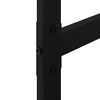 vidaXL Portant de bois de chauffage noir 50x30x209 cm acier