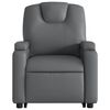 vidaXL Fauteuil inclinable &eacute;lectrique gris similicuir