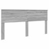 vidaXL Lit de Rangement Gris Sonoma 180 x 200 cm Bois d'ing&eacute;nierie