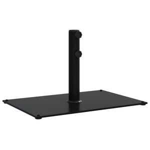 vidaXL Base de parasol pour m&acirc;ts &Oslash;32/38/48 mm 15 kg rectangulaire