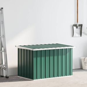 vidaXL Coffre de rangement de jardin Vert 109x67x65 cm