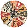 vidaXL Horloge murale Multicolore 60 cm MDF