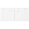 vidaXL Buffet Blanc 160x36x75 cm Bois d'ing&eacute;nierie