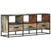 vidaXL Meuble TV 110x30x45 cm Bois de r&eacute;cup&eacute;ration massif