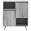 vidaXL Buffets 2 pcs sonoma gris bois d'ing&eacute;nierie