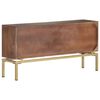 vidaXL Buffet 120x29x60 cm Bois de manguier massif