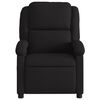 vidaXL Fauteuil de massage inclinable &eacute;lectrique Noir Tissu