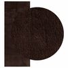 vidaXL Tapis de surface HUARTE Marron 200 x 80 cm Polyester