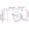 vidaXL Buffet Bois Ancien 100 x 36 x 60 cm Bois d'ing&eacute;nierie