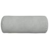 vidaXL Coussins d'accent 2 pcs Gris clair Ø 15 x 40 cm