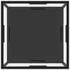 vidaXL Table basse Transparent et noir 60x60x35 cm Verre trempé