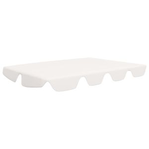 vidaXL Toit de rechange de balan&ccedil;oire blanc 150/130x105/70 cm