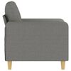 vidaXL Fauteuil Gris fonc&eacute; 60 cm Tissu