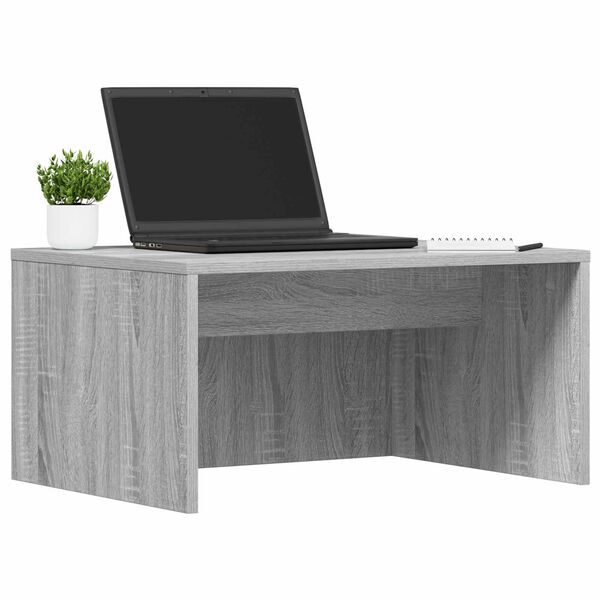 vidaXL Bureau mural Gris Sonoma 60 x 45 x 30 cm Bois d'ing&eacute;nierie