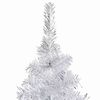 vidaXL Arbre de No&euml;l artificiel pr&eacute;-&eacute;clair&eacute;/boules argent&eacute; 240 cm PET