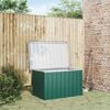 vidaXL Coffre de rangement de jardin Vert 109x67x65 cm