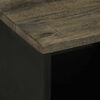 vidaXL Table basse noir 80x50x40 cm bois massif de manguier