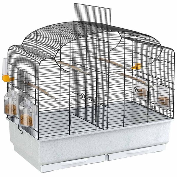 Ferplast Cage &agrave; oiseaux avec s&eacute;parateur Canto 71x38x60,5 cm 52501217