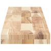 vidaXL &Eacute;tag&egrave;res flottantes 4 pcs 120x20x4 cm acacia massif non trait&eacute;