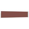 vidaXL Auvent latéral rétractable de patio 100x500 cm Marron
