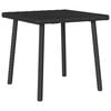 VidaXL Table basse de jardin rectangulaire noir 40x40x37 cm rotin