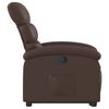 vidaXL Fauteuil inclinable marron similicuir