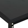 vidaXL Table console Noir 180x35x75,5 cm Verre tremp&eacute;