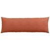 vidaXL Coussins de canap&eacute; 2 pcs Rouge orange 120 x 40 cm
