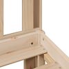 vidaXL Lit biblioth&egrave;que sans matelas 180x200 cm bois massif de pin
