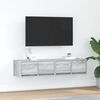 vidaXL Meubles TV 2 pcs sonoma gris 60x31x25,5 cm bois d'ing&eacute;nierie