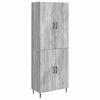 vidaXL Ensemble de Meubles 2 pc Sonoma gris Bois d'ing&eacute;nierie