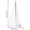 vidaXL Sapin de No&euml;l &agrave; LED 570 LED color&eacute;es 399 cm