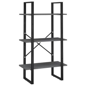 vidaXL &Eacute;tag&egrave;re de rangement Gris 60x30x105 cm Bois de pin massif