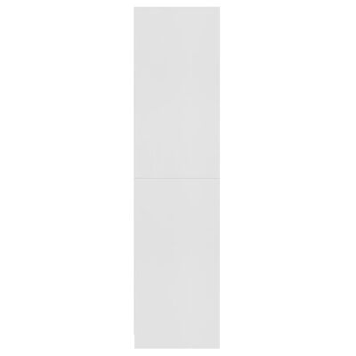 vidaXL Garde-robe Blanc 100 x 50 x 200 cm Bois d'ingénierie