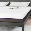 vidaXL Matelas Blanc et Gris 200 x 200 cm Mousse à Mémoire
