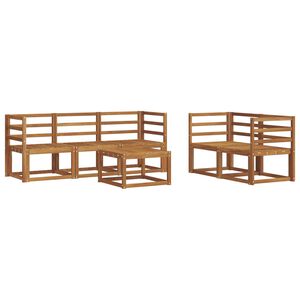 vidaXL Ensemble de canap&eacute;s d'ext&eacute;rieur 6 pcs Naturel