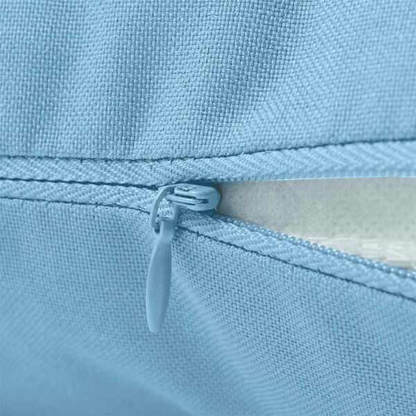 vidaXL Oreiller d'extérieur lot de 2 60 x 40 cm Bleu clair