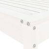 vidaXL Ensemble de bar de jardin 5 pcs blanc bois massif de pin