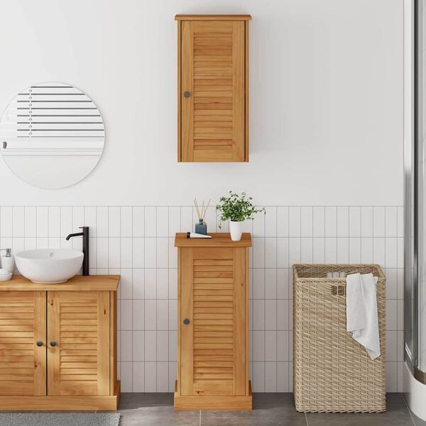 vidaXL Ensemble de mobilier de salle de bain avec &eacute;tag&egrave;re VIGO 2 pcs