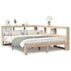 vidaXL Lit biblioth&egrave;que sans matelas 150x200 cm bois massif de pin