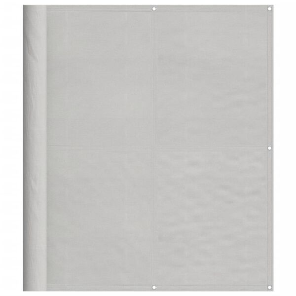 vidaXL Écran de balcon gris clair 120x800 cm 100% polyester oxford